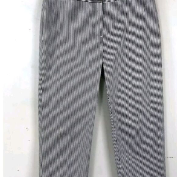 JONES NEW YORK SEERSUCKER CROPPED PANTS - Picture 3 of 8